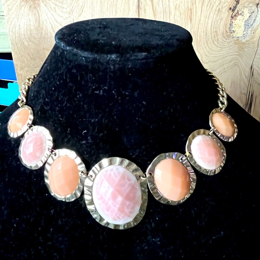 Modern Vintage Acrylic Necklace